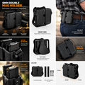 Double Magazine Pouch – Paddle Mount, Single & Double Stack