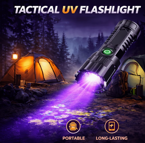 365nm UV Torch – Blood Tracking & Night Use