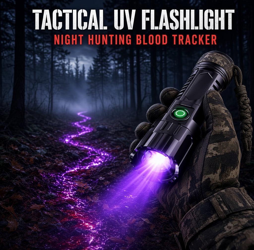 365nm UV Torch – Blood Tracking & Night Use