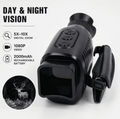 Digital Night Vision Monocular – 1080p, 5–10× Zoom, IR