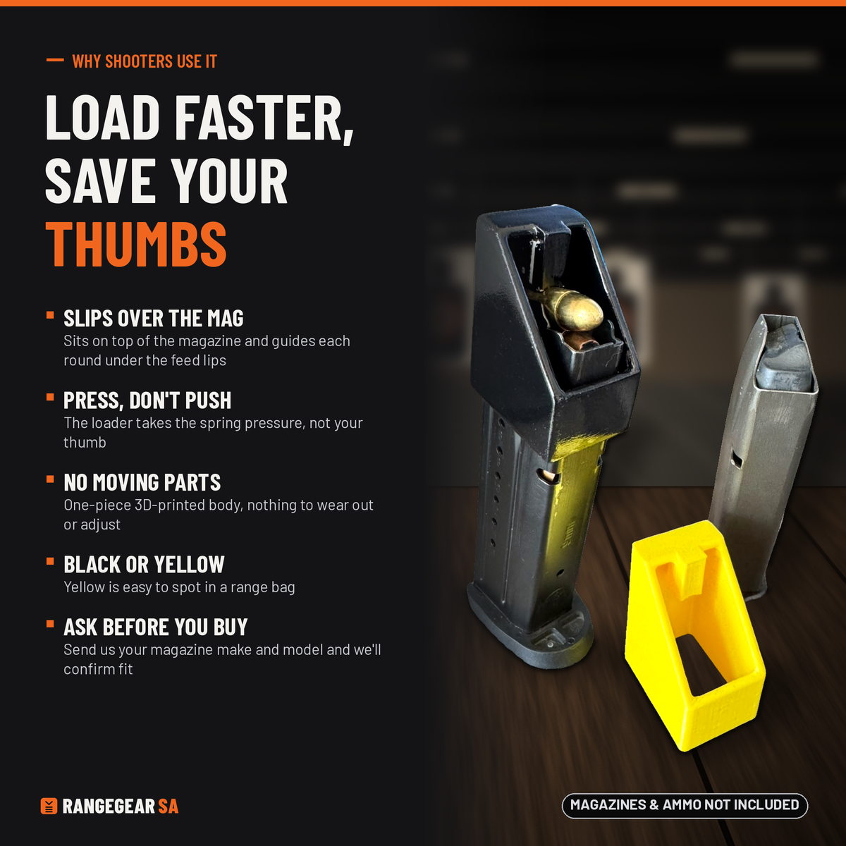 9mm Magazine Speedloader